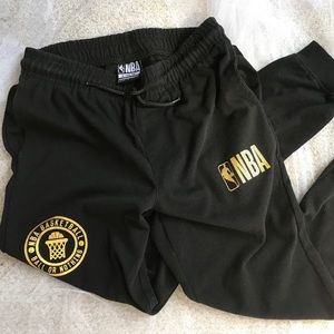Youth NBA Basketball Joggers in Black